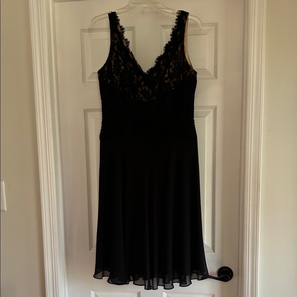 Anne Klein Black Lace Chemise